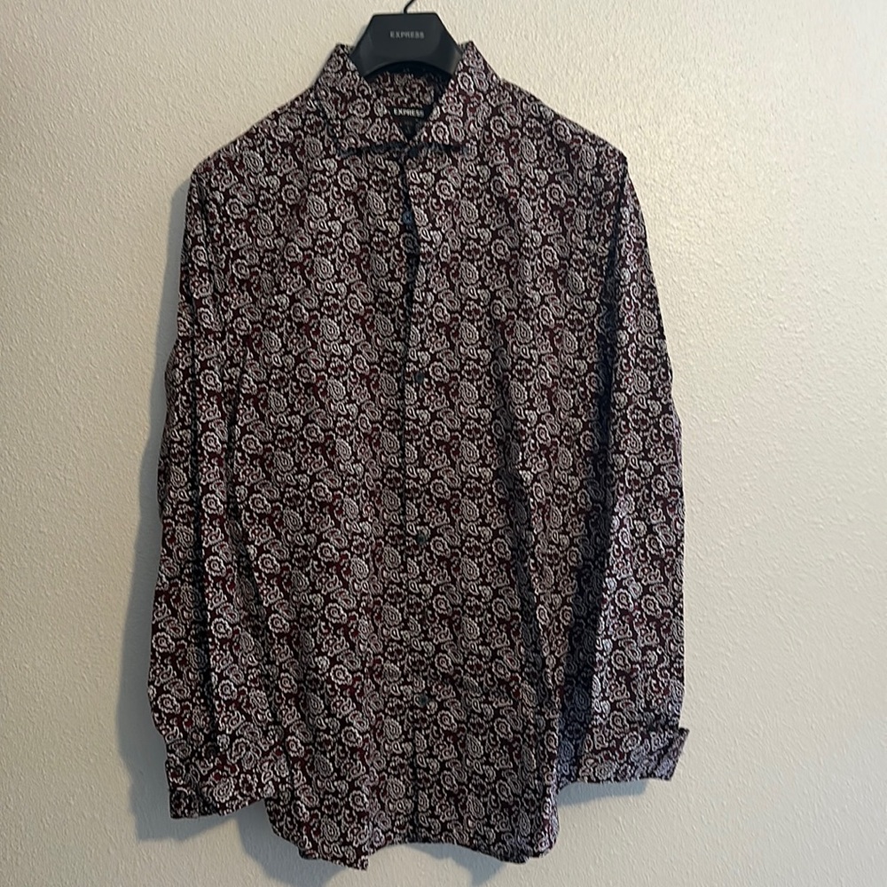 Express button down long sleeve 16-161/2 neck